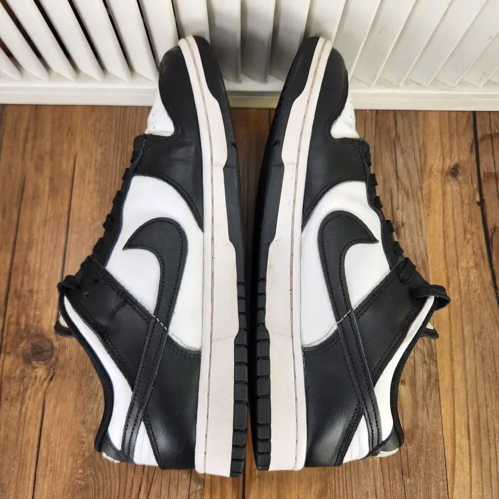 Nike Dunk Low Retro Panda Mens Size 10 Black White Sneakers Shoes DD1391-100